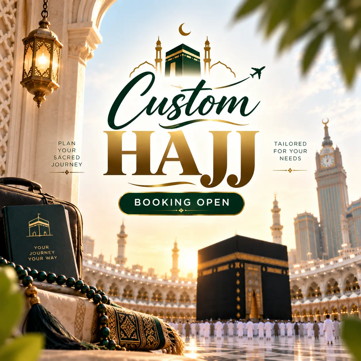 Customized Hajj pilgrimage package