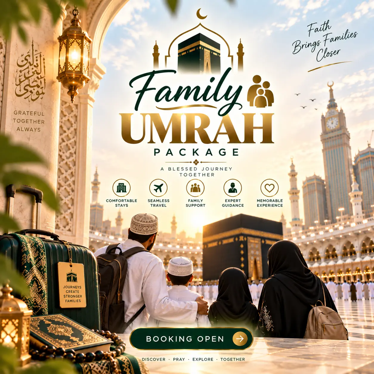 Family Umrah pilgrimage package